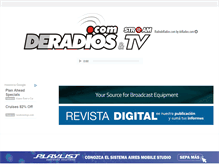Tablet Screenshot of deradios.com